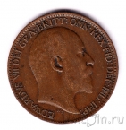 Великобритания 1 фартинг 1906