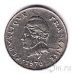 Новая Каледония 20 франков 1970