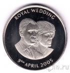 Остров Вознесения 50 пенсов 2005 Свадьба