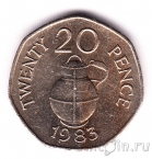 Гернси 20 пенсов 1983