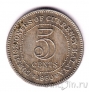 Малайя 5 центов 1950