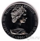 Брит. Виргинские острова 50 центов 1980 Пеликан