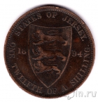 Джерси 1/12 шиллинга 1894