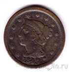 США 1 цент 1845
