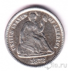 США 1/2 дайма 1872