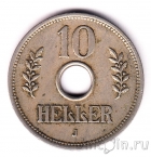 Немецкая Восточная Африка 10 геллеров 1909 (J)