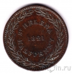 Остров Святой Елены 1/2 пенни 1821