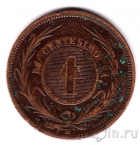 Уругвай 1 сентесимо 1869