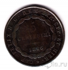 Италия (Сардиния) 5 чентезимо 1826