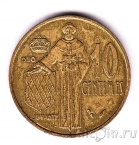 Монако 10 сантимов 1975