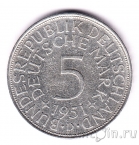 ФРГ 5 марок 1951 (D)