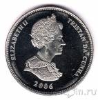 Тристан да Кунья 1 крона 2006 Корабль Chasseur