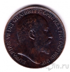 Великобритания 1 фартинг 1908