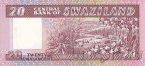 Свазиленд 20 эмалангени 1986