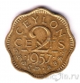 Цейлон 2 цента 1957