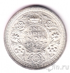 Британская Индия 1 рупия 1945