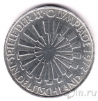 ФРГ 10 марок 1972 Олимпиада в Мюнхене (D)