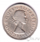 Родезия и Ньясаленд 6 пенсов 1955