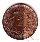 Швейцария 2 раппена 1936