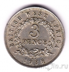Британская Западная Африка 3 пенса 1938 (KN)