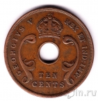 Британская Восточная Африка 10 центов 1935