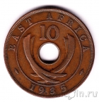 Британская Восточная Африка 10 центов 1935