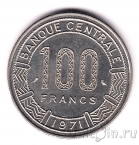 Конго 100 франков 1971