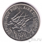 Конго 100 франков 1971
