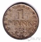 Германия 1 марка 1924 (J)