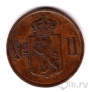 Норвегия 2 оре 1889