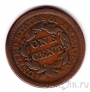 США 1 цент 1852