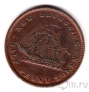 Нью Брунсвик (Канада) токен 1/2 пенни 1843