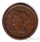 США 1 цент 1851