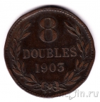Гернси 8 дублей 1903