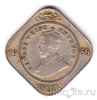 Британская Индия 2 анны 1935
