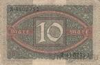 Германия (Веймарская Республика) 10 марок 1920