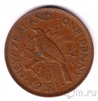 Новая Зеландия 1 пенни 1951