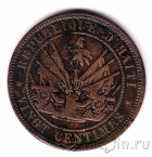 Гаити 20 сантимов 1863