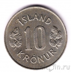Исландия 10 крон 1980