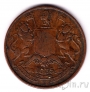 Брит. Ост-Индийская компания 1/2 анны 1835