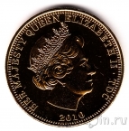Тристан да Кунья 1 крона 2010 Британская королевская семья