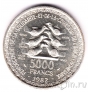 Западноафриканские штаты 5000 франков 1982