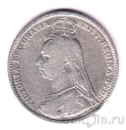 Великобритания 6 пенсов 1890