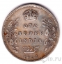 Британская Индия 1 рупия 1904