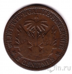 Гаити 2 сантима 1881