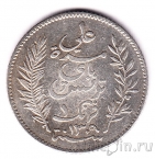 Тунис 1 франк 1892