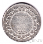 Тунис 1 франк 1892