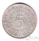 ФРГ 5 марок 1951 (F)