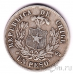Чили 1 песо 1875
