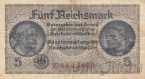 Германия 5 рейхсмарок 1940-45